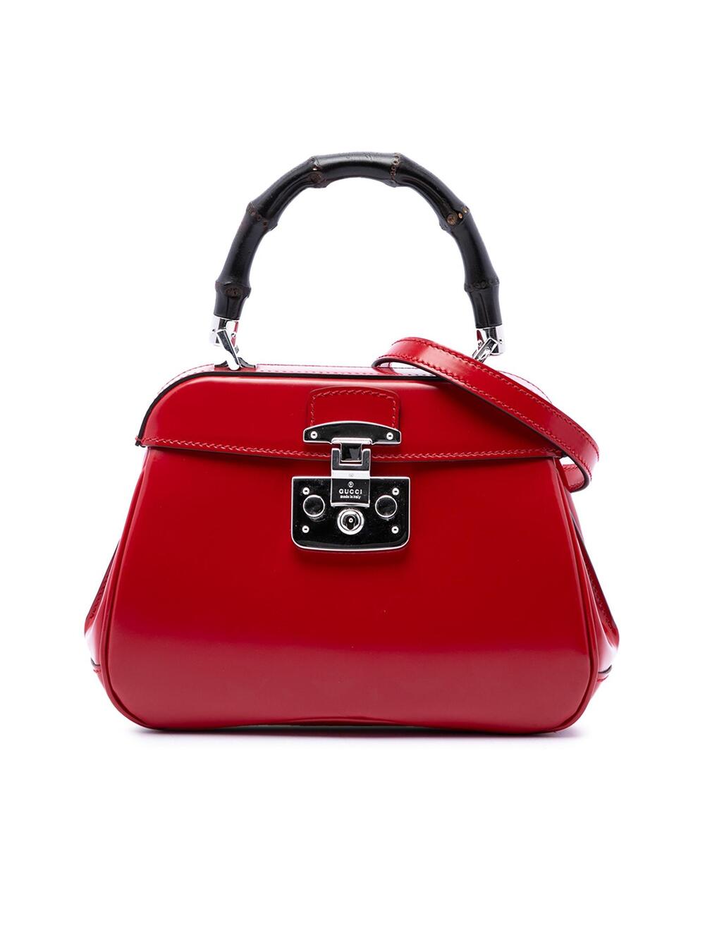 Gucci Mini Polished Calfskin Bamboo #374705G73B